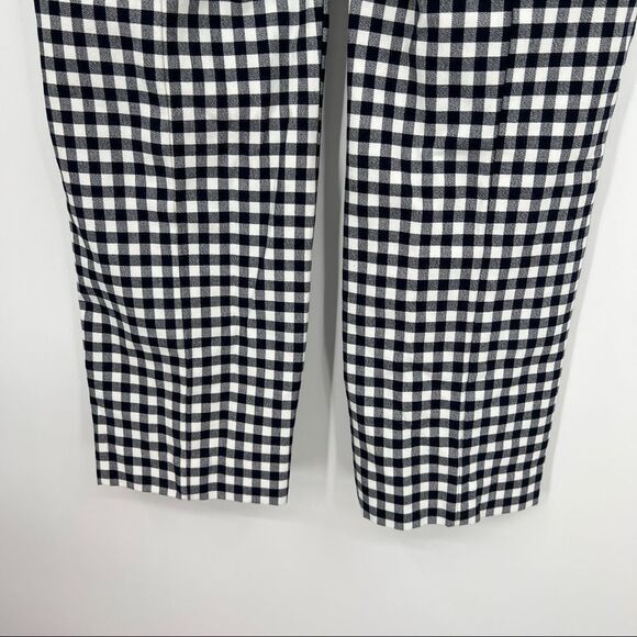 Re-Imagined By J. CREW Multi Striped Plaid Button Leg Capri Straight Leg Pants - Picture 11 of 15